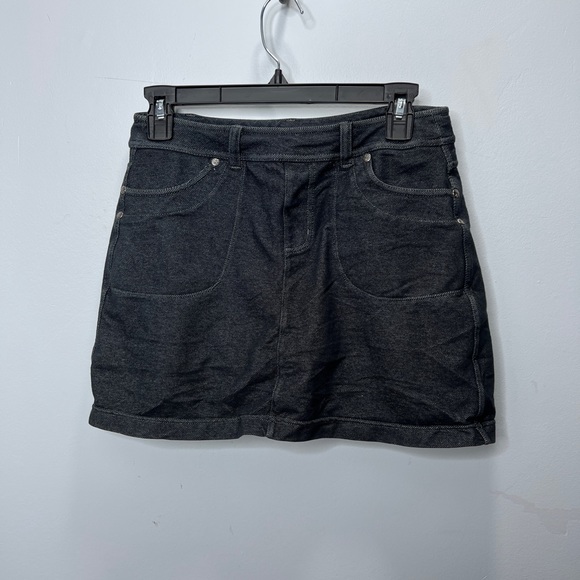 Athleta Dresses & Skirts - Athleta denim style mini skirt with attached short ( retro skort style )